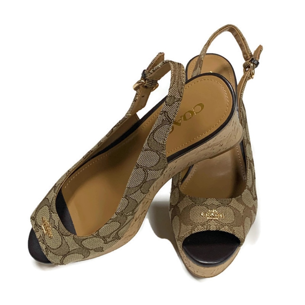 COACH Signature Wedge/Plataform